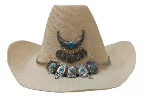 Miro Boho Chic Sombrero Cowboy Mujer con Flores para Verano. Sombrero  Vaquero Mujer. Cowboy Hat Cowgirl Hat Bohemien. Sombrero Boho Chic Gorro  Cowboy Rosa Sombrero Paja (Beige, Basico): .es: Moda
