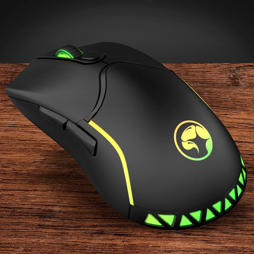 Mouse para jogos retroiluminado Xtrike Me Gm217 com cabo USB 2.0 para PC, notebook de 3600 Dpi - preto