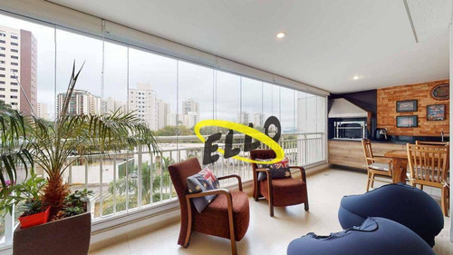 Imagem 9 de 30 de Apartamento Com 177 M², 4 Dormitórios E Varanda Gourmet! Condomínio Paulistano - Ap2185