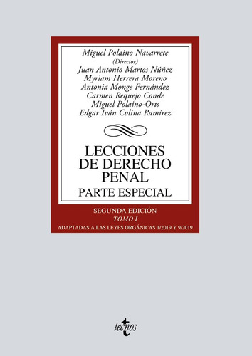 Libro Lecciones De Derecho Penal. Parte Especial - Polain...