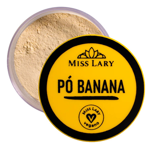 Polvo Banana Vegano Miss Lary Rekabeautyshop