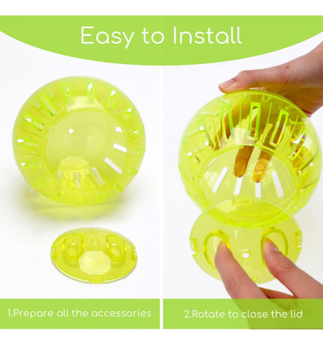 Bola Esfera Transparente De 17cm Para Hámster Sirio Angora