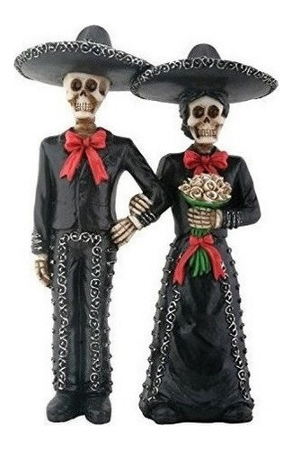 Mariachi Skeleton Couple Tomados De La Mano