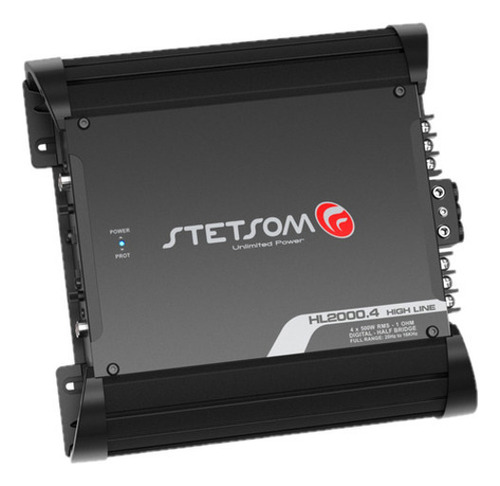 Módulo Amplificador Stetsom Hl 2000.4 1 Ohms 4 Canais