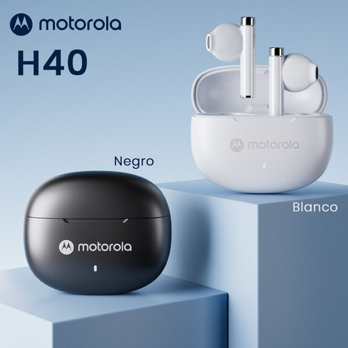 Motorola H40 Audífonos Inalámbrico Semi-in-ear Blanco