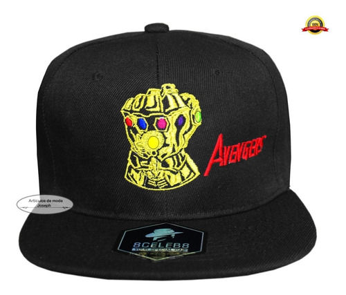 Peli Gorra Guantelete Thanos Avengers Endgame Marvel Gemas