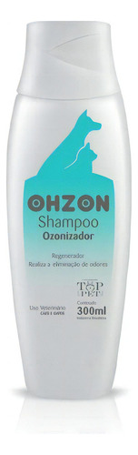 Shampoo Ozonizado Ohzon Pet 300 Ml Oleo De Girassol Fragrância Baby
