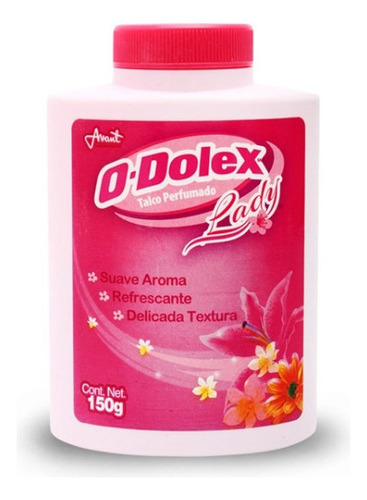 Talco Perfumado Para Pies Y Cuerpo O-dolex Lady 150 Grs