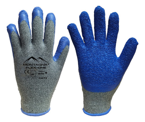 Guantes Anticorte - Latex Y Tela - Talle 10 - Montagna