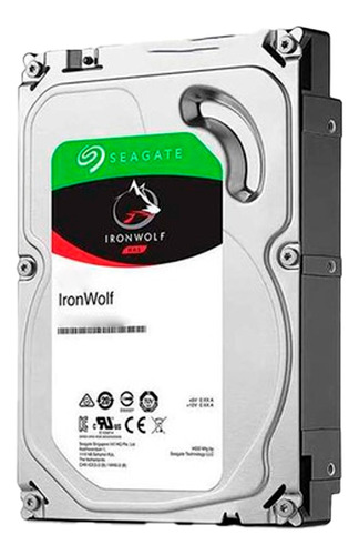 Disco Duro 6tb Seagate Ironwolf 3.5'' 5400 Rpm Red Nas 24/7