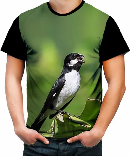 4 Camisas P ssaro Papa Capim Bigodinho Caboclinho Bouvreuil