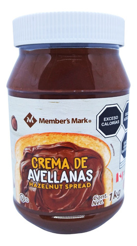 Crema De Avellanas Members Mark 1kg 