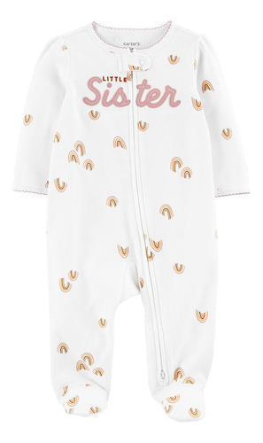 Carters Osito Pijama Algodón Cierre Little Sister 1n726610