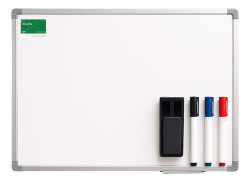 Lousa Quadro Branco 90x60 Souza Com Apagador E 3 Marcadores