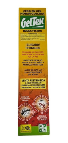 Geltek Hormigas Gel  X 40 Gr