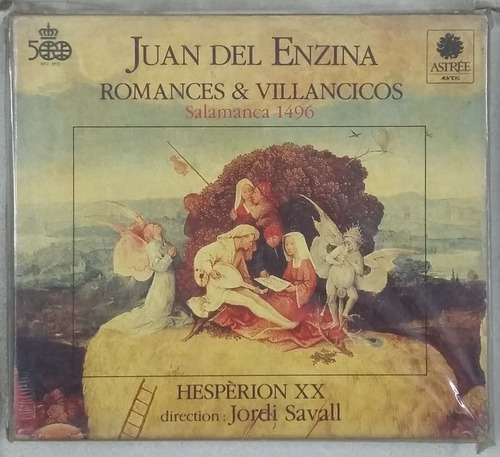 Cd Juan Del Enzina + Romances & Villancicos + Jordi Savall