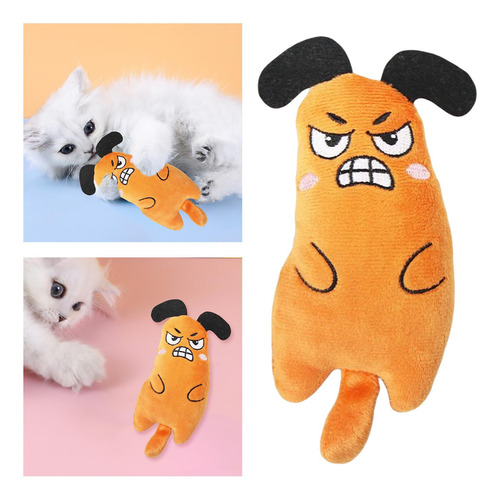 Dibujos Animados Interactivos Catnip Mascota Gato Naranja