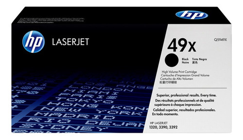 Toner Hp 49x Q5949x Laser 1320 3390 3392 Negro Original