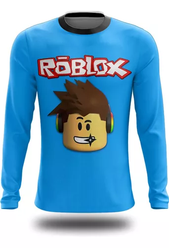 Camisetas Roblox Mangas Longas. no Shoptime