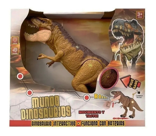 Tiranosaurio Rex Interactivo Luz Y Sonido Mundo Dinosaurios