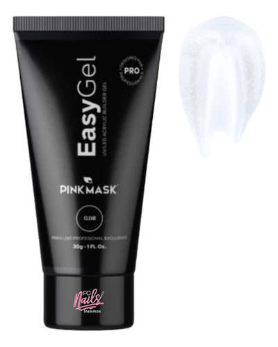 Pink Mask Easy Gel 30 G. Polygel Uv Led Uñas Esculpidas