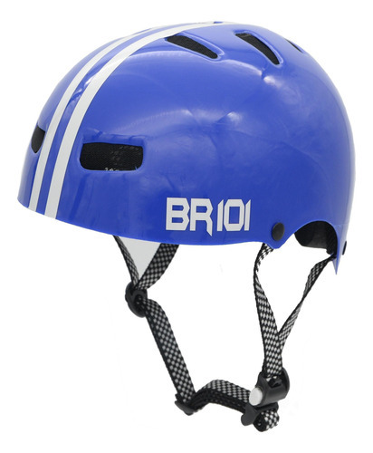 Capacete De Bicicleta / Skate Br 101 Urbano Pro Azul M