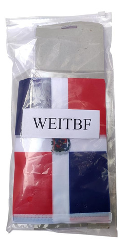 Weitbf Bandera De Escritorio De Dominica Pequeña Mini Bander