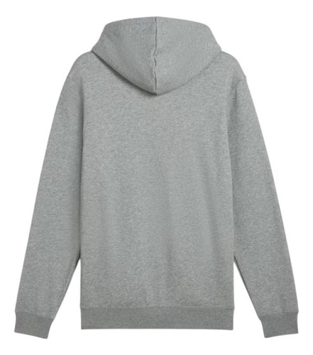 Polerón Hombre Puma Essentials Capucha Frisa Gris