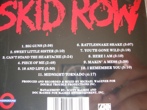 Cd - Skid Row - Skid Row - Importado, Lacrado
