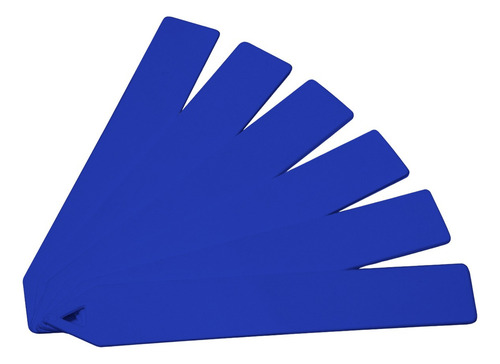 420 Plaquinhas Azul 9cm Identificação Jardim Flores Hortas