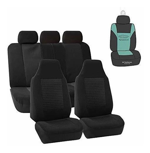 Cubreasientos - Fh Group Fb107115 Premium Fabric Seat Covers