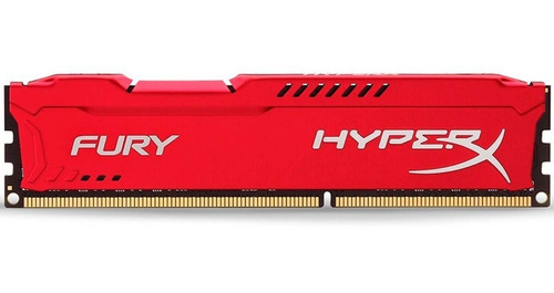 Memoria Ram Ddr3 8gb 1600mhz Hyperx Fury Red Hx316c10fr/8 /v /vc