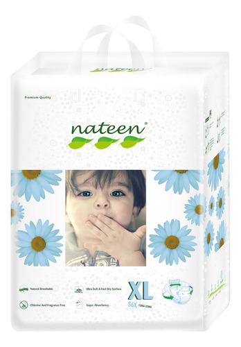 Pañal Nateen Etapa 5/xl  Blanco  P - Unidad a $1557