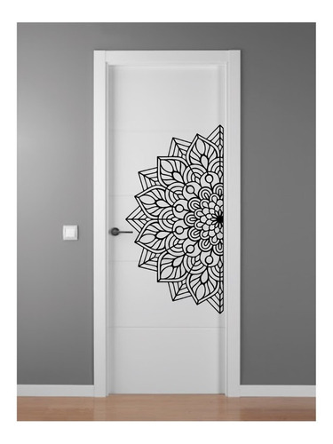 Vinilos Decorativo Medio Mandala Pared Puerta Ventana 1.20 