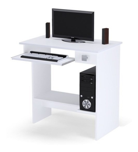 Mesa Para Computador Ajl Branco - Ajl Móveis