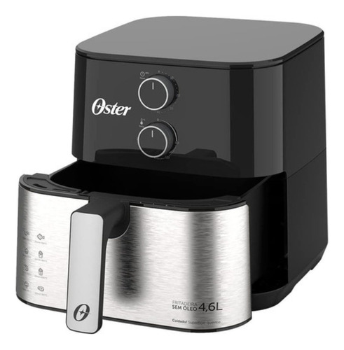 Fritadeira Airfryer Oster Ofrt520 Inox Compact 4,6l 220v