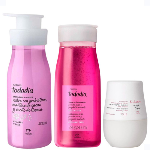 Tododia Natura Avellana Y Casis Crema + Jabón + Desodorante