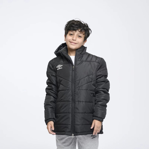 Campera Umbro Niño New U-classic Negro Blanco - Menpi