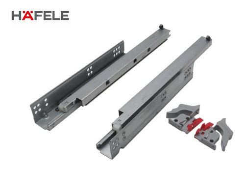 Corredera Oculta Hafele Cierre Suave 400 Mm ( Par ) 40 Cm 