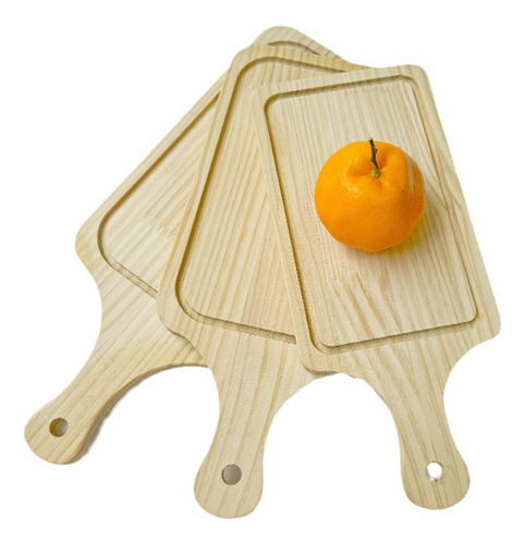Jy Bandeja Para Servir Tabla De Cortar De Madera, Tabla De L