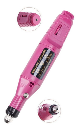 Imagen 4 de 6 de Dremel De Uñas Manicure Profesional 20000rpm Con Accesorios