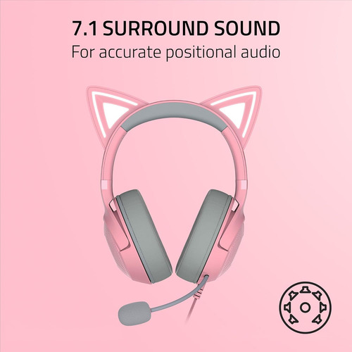 Auriculares Con Cable Usb Razer Kraken Kitty V2: Chroma Rgb