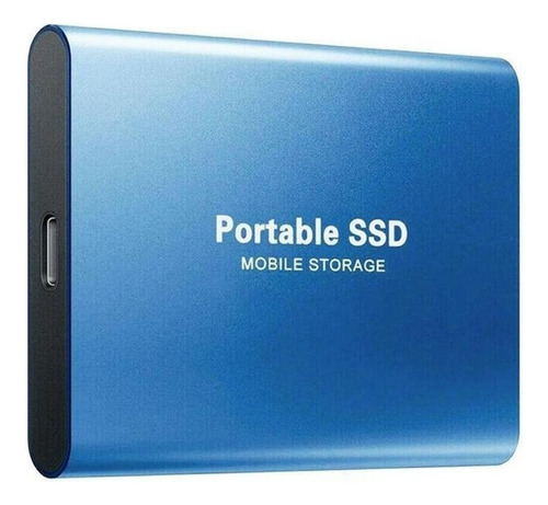 Disco duro móvil Spot Usb3.1, neutro, de gran capacidad, expansión externa, metal, portátil, negro, de estado sólido, 1 TB, color azul