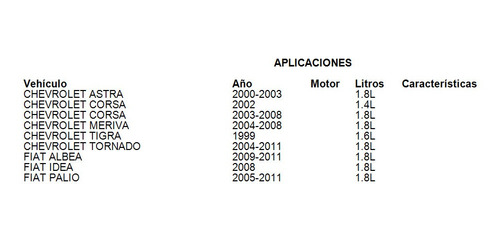 Tensor Distribucion Chevrolet Astra 2000 1.8l Ina