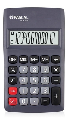 Calculadora De Bolsillo Pascal Euler 12 Digitos