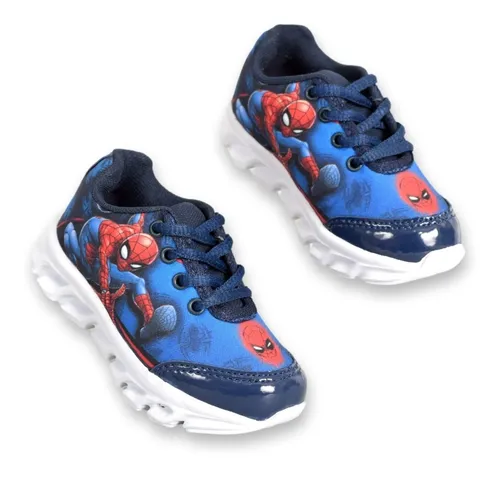 Zapatillas Con Luces para Niño Spiderman