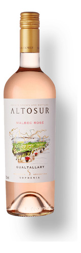 Vinho Argentino Sophenia Altosur Malbec Rosé 750ml