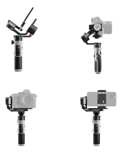 Zhiyun Crane M2s Gimbal Con Montaje Go Pro + Soporte Para Te