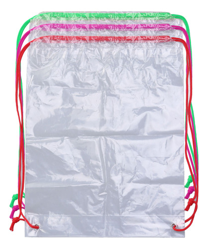 Mochila Transparente Con Cordón, Bolsa De Cuerda Transparent