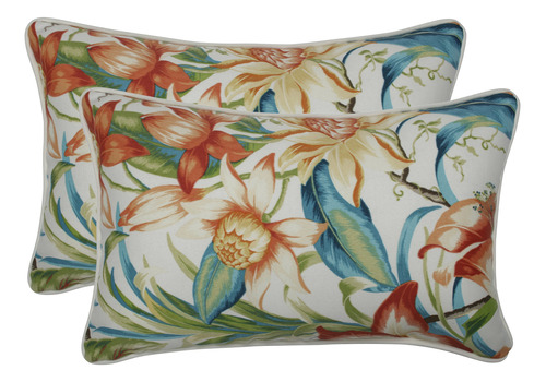 Pillow Perfect 621647 - Almohadas Lumbares Botanicas Con Bri